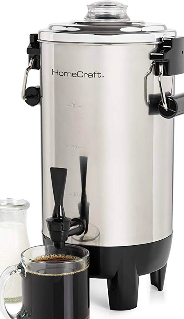 Shabbat Urn 50 Cups - Stainless Steel Hot Water Boiler & Warmer - Customize  Temperature Control Commercial & Home Urns Great for Catering Buffets