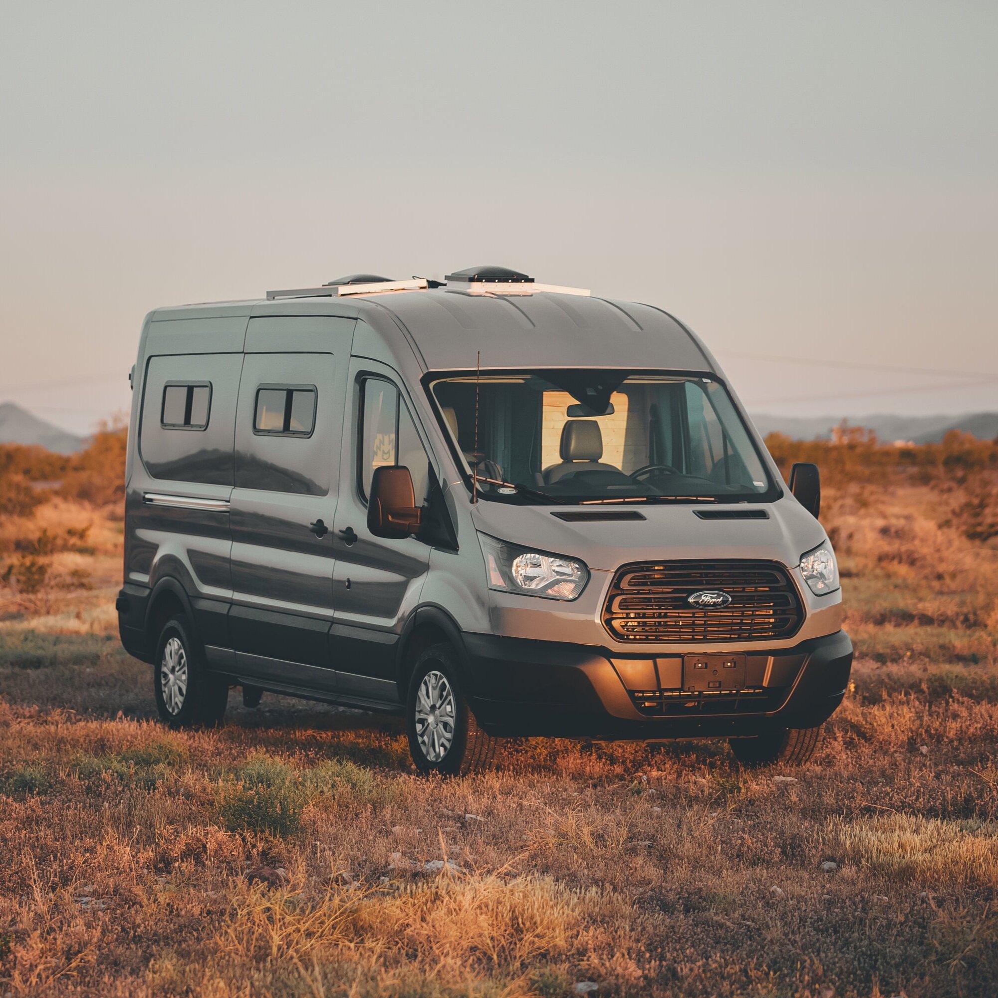 custom vans camping