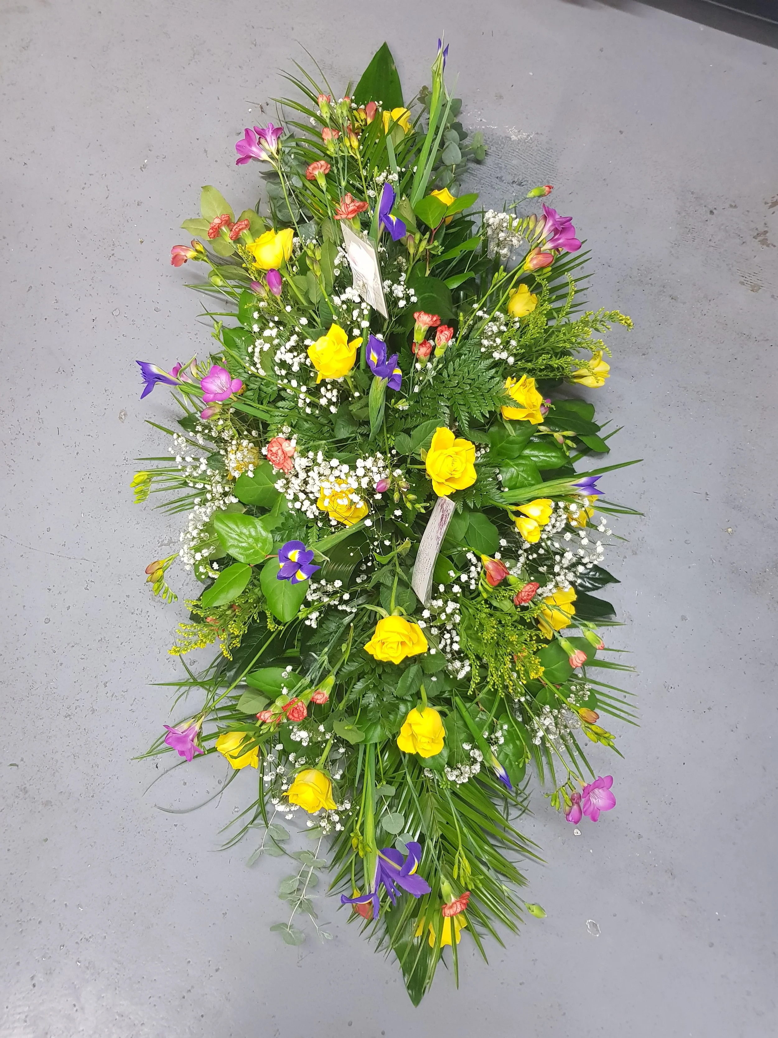 DOUBLE ENDED CASKET SPRAY
