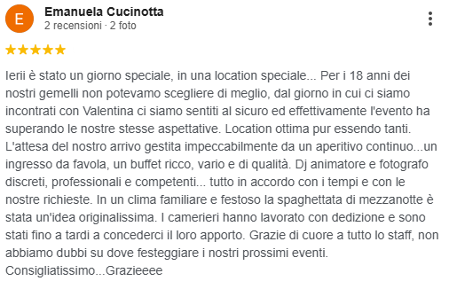 Recensioni Festa 18 Anni Catania