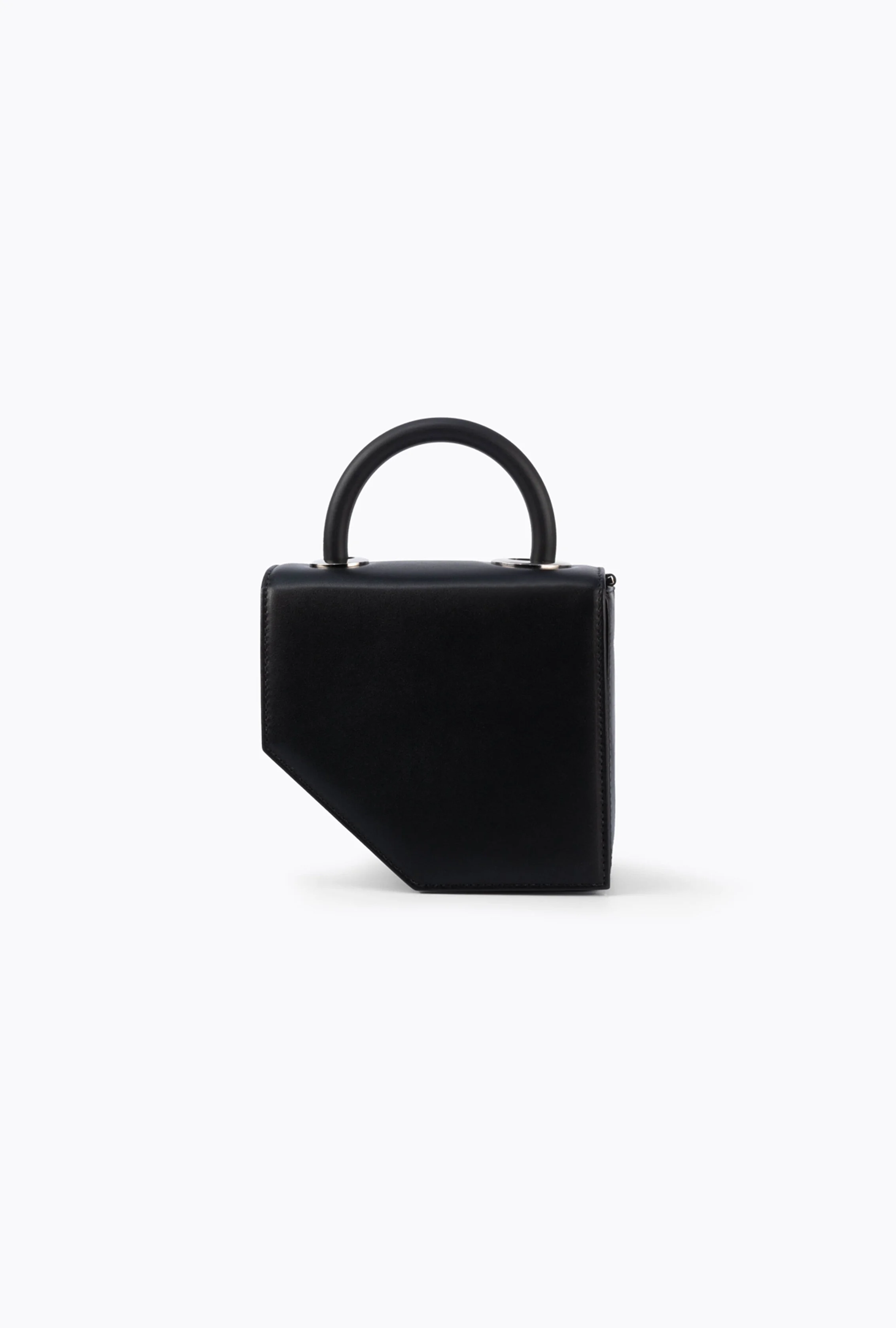 black mini box bag
