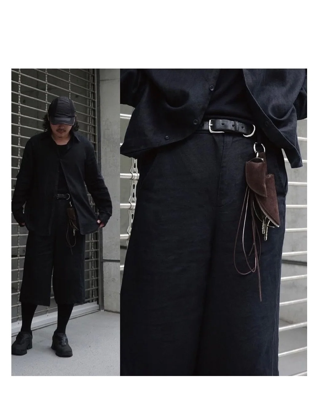 Small leather accents. 
Omamori &amp; Inro key case in suede brown.

Exclusive edition for @primarysensorystore