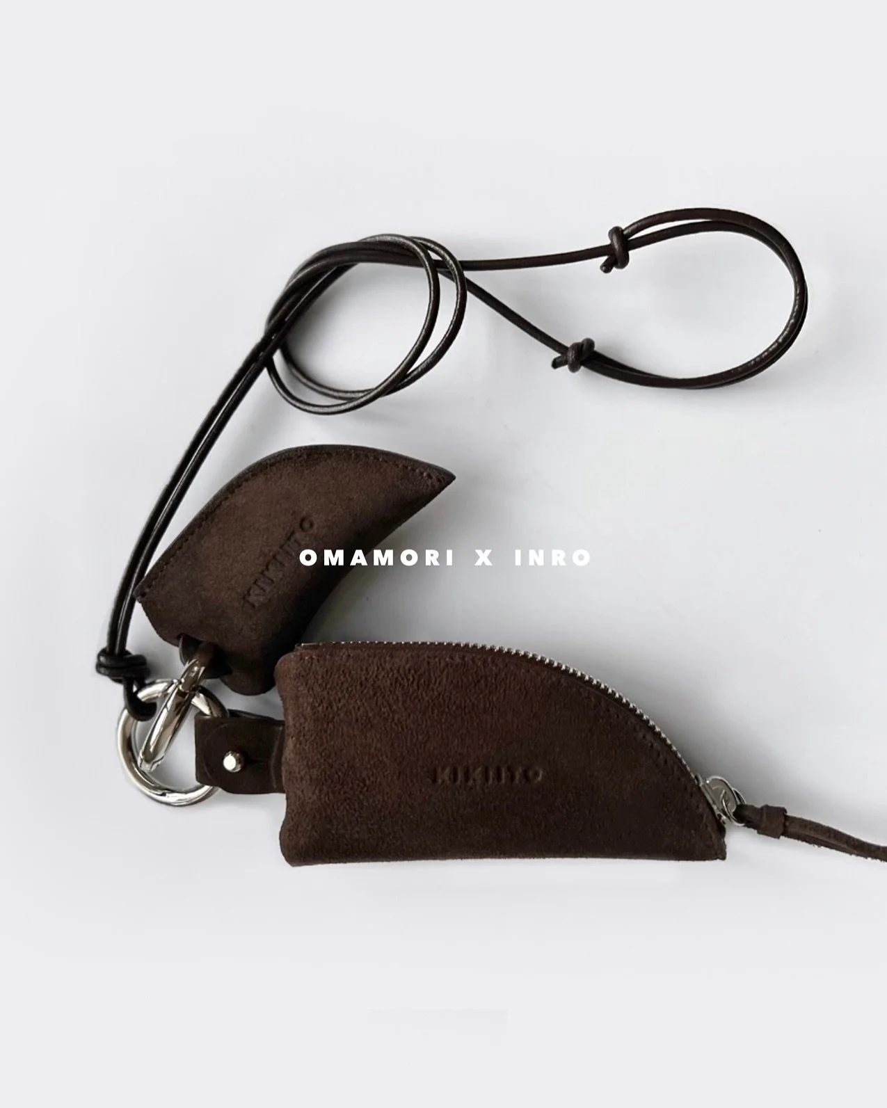 OMAMORI &times; INRO
Quiet strength in form 

Brown suede edition 
Exclusive for @primarysensorystore