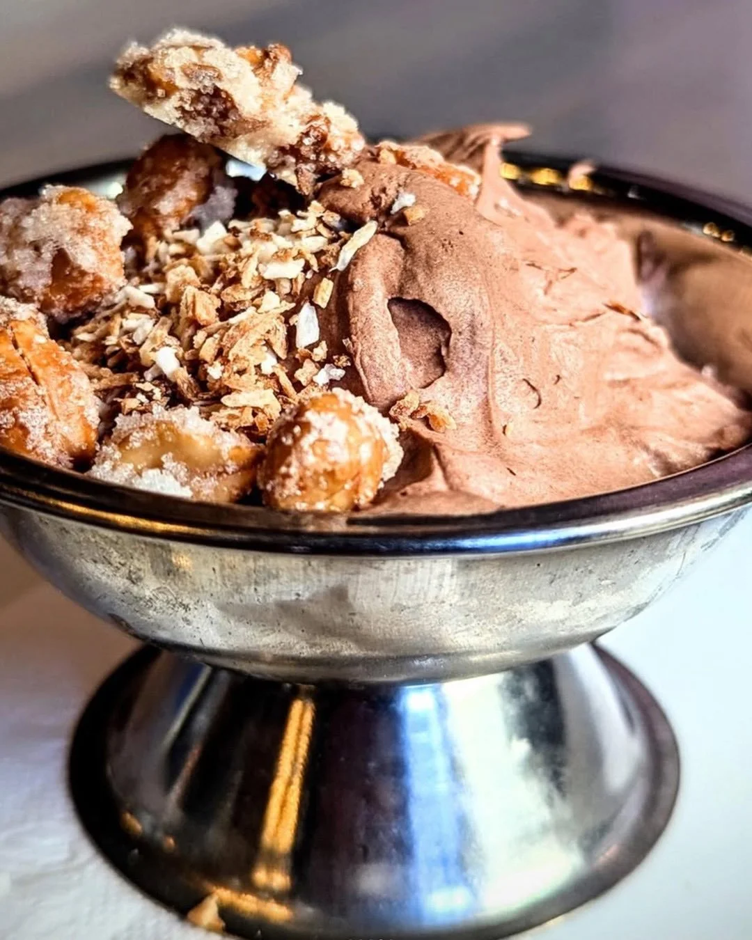 Today is your last chance to try our 3 course Downtown Dining Week menu. Pictured above is our chocolate coconut pudding with toasted coconut and candied peanuts. 

#dtdiningweek