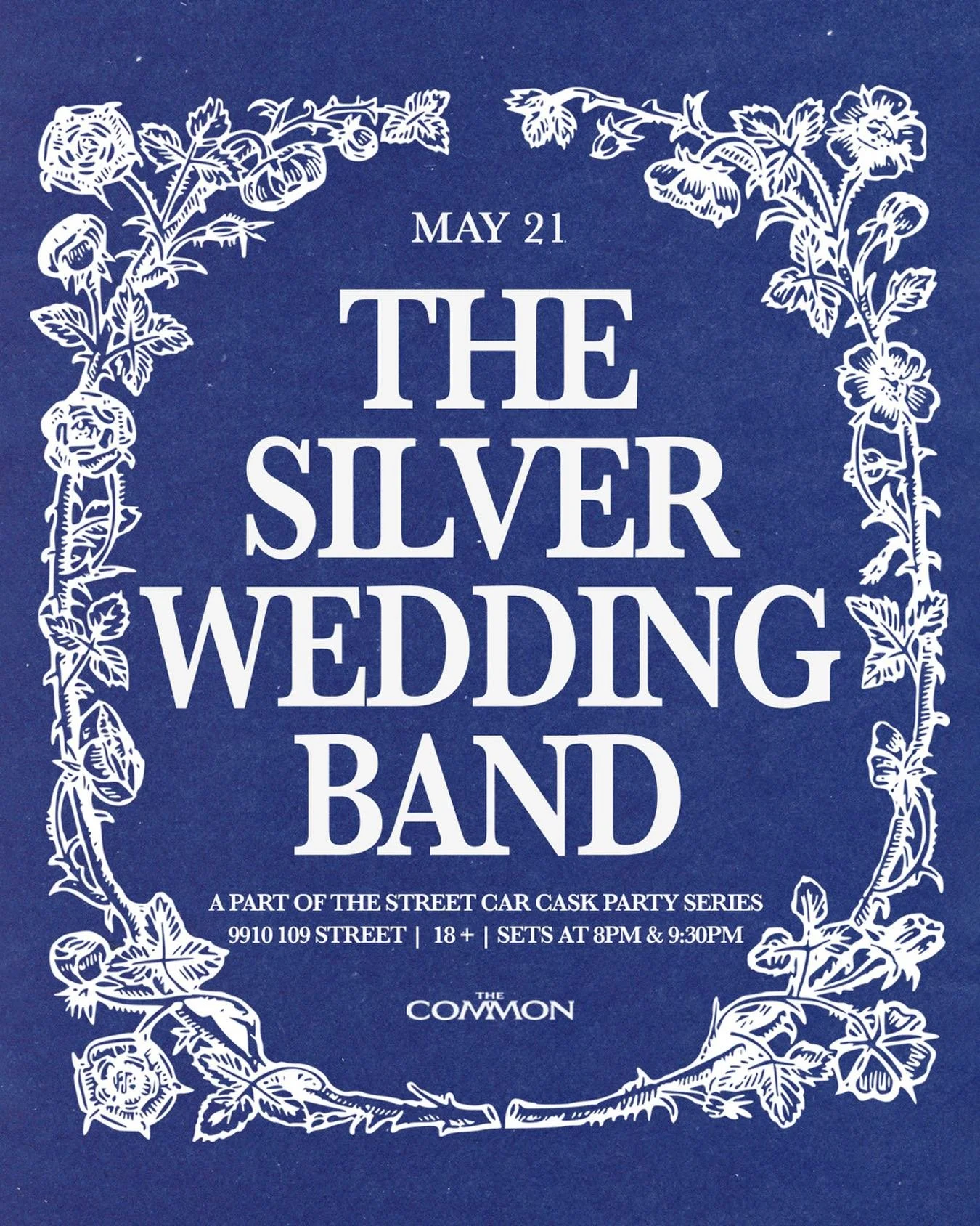 Coming up on May 21  we welcome back The Silver Wedding Band to help us kick off our Streetcar Cask Party season. Free entry all night long. 18+ only.