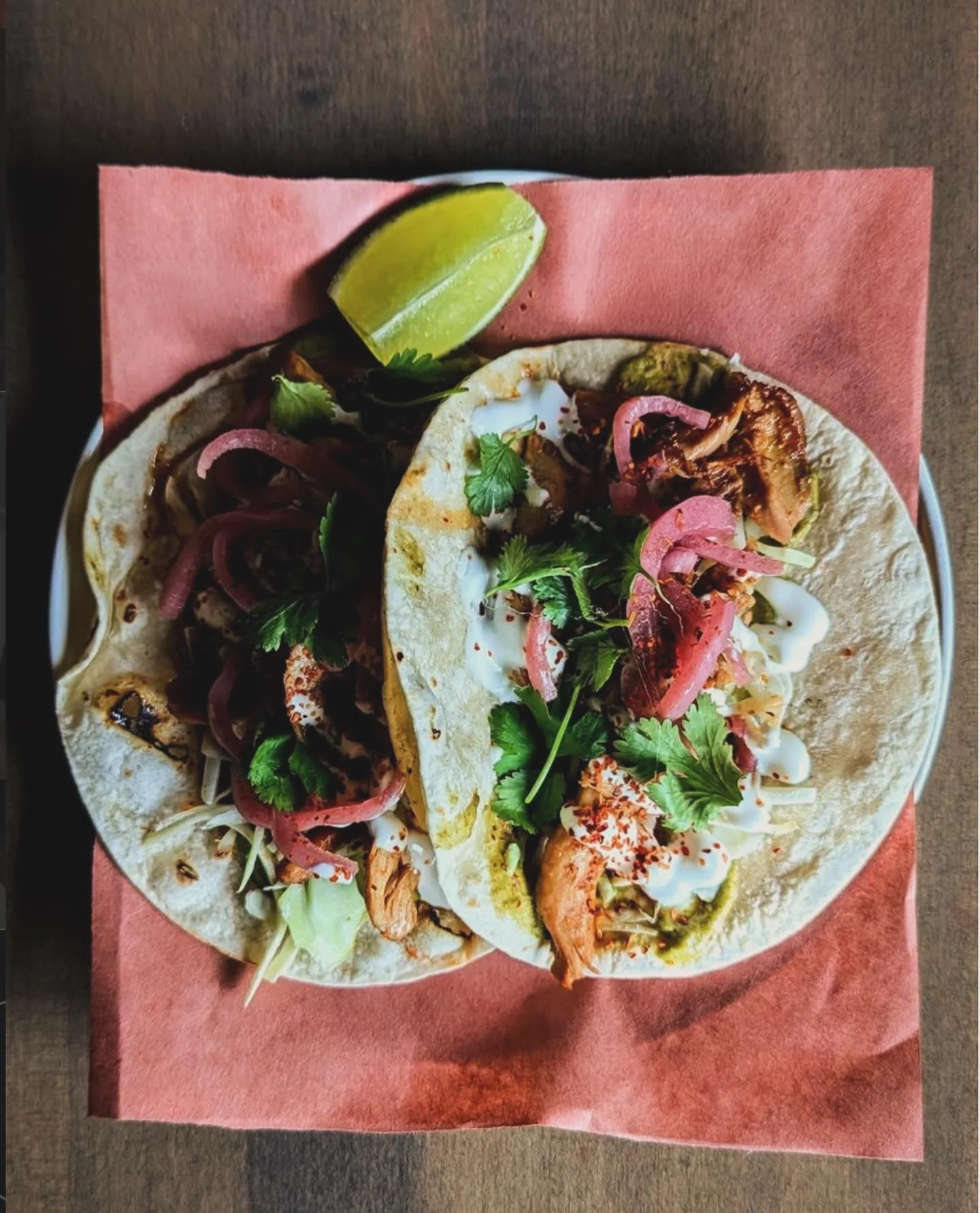 It&rsquo;s Taco Tuesday!
Every Tuesday from open to close (4pm-9pm)
$4.50 Tacos
$5.50 Margs
$6.50 Sols

Pictured above is our tequila lime chicken with zucchini guac, green cabbage, cilantro, pickled onions, crema, tajin.
5w