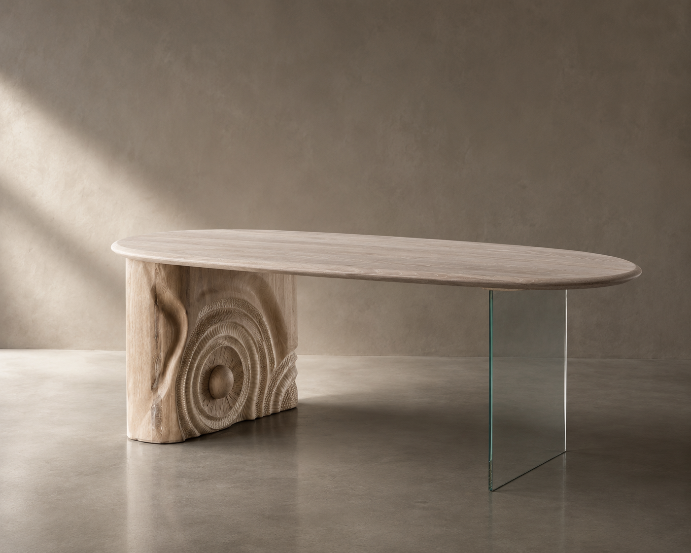 White Oak: 2.5" x 38" x 88" Desk