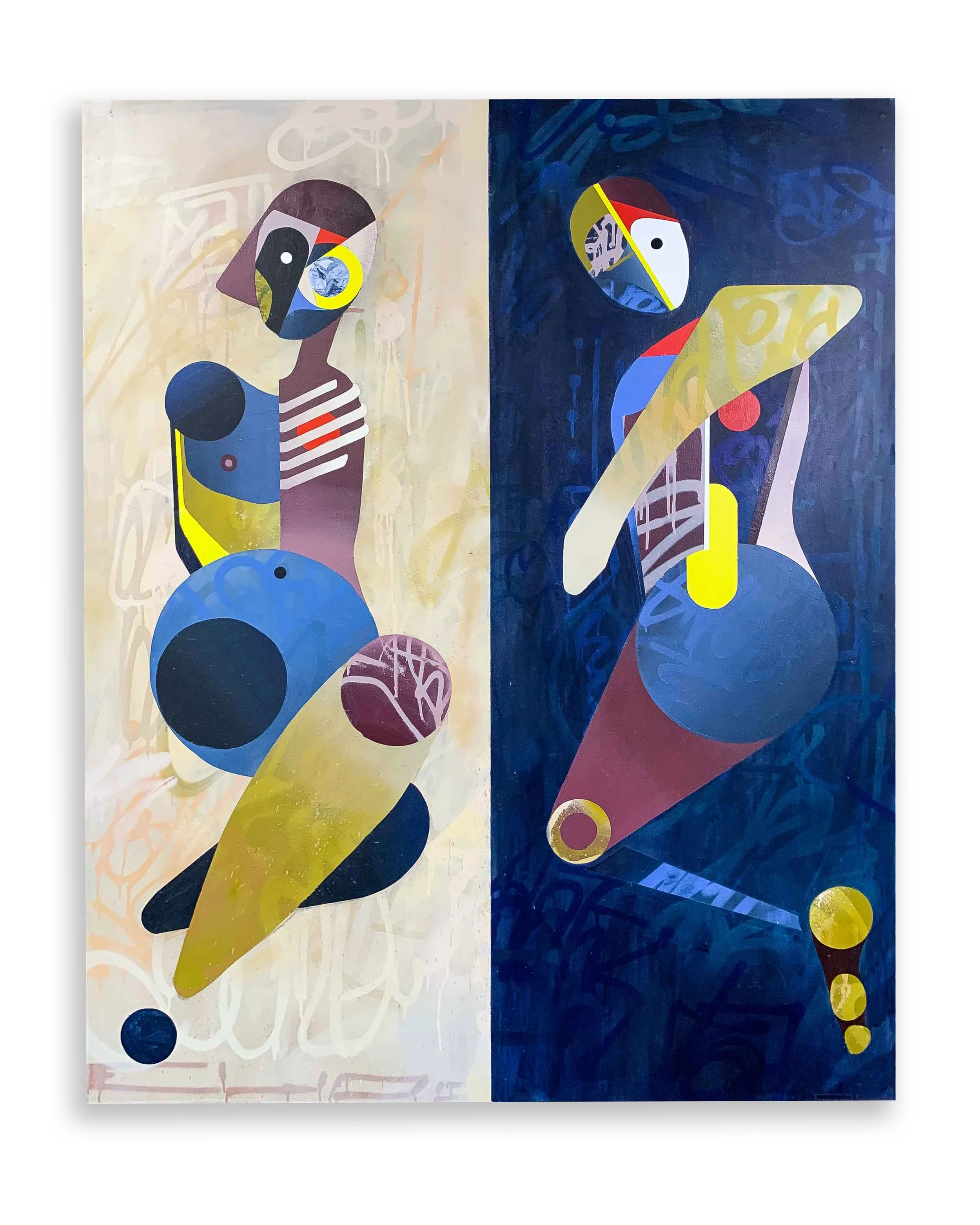 Yin Yang Figure - Original Painting