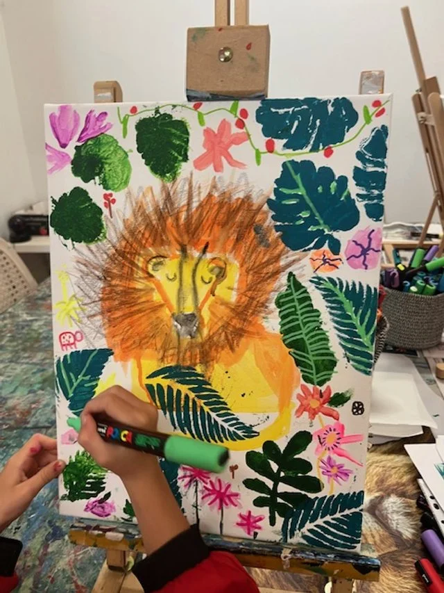 King of the jungle canvas!