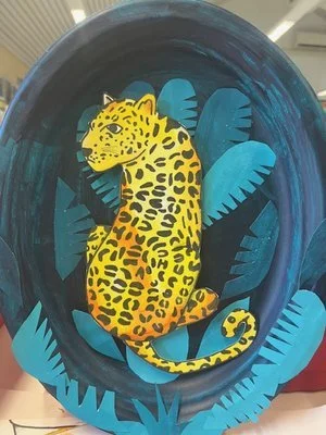Leopard in the jungle 