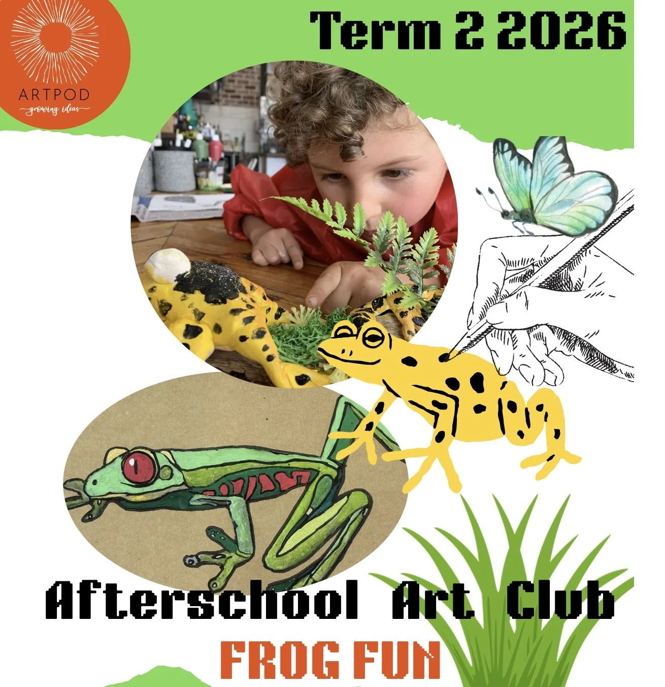 Frog Fun for Beehive Montessori students!