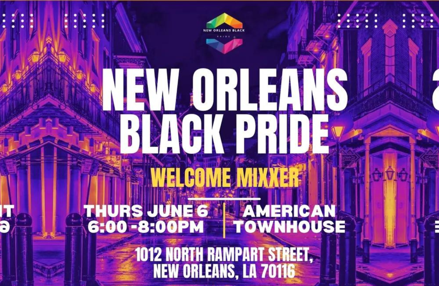 New Orleans Black Pride: Welcome Mixxer