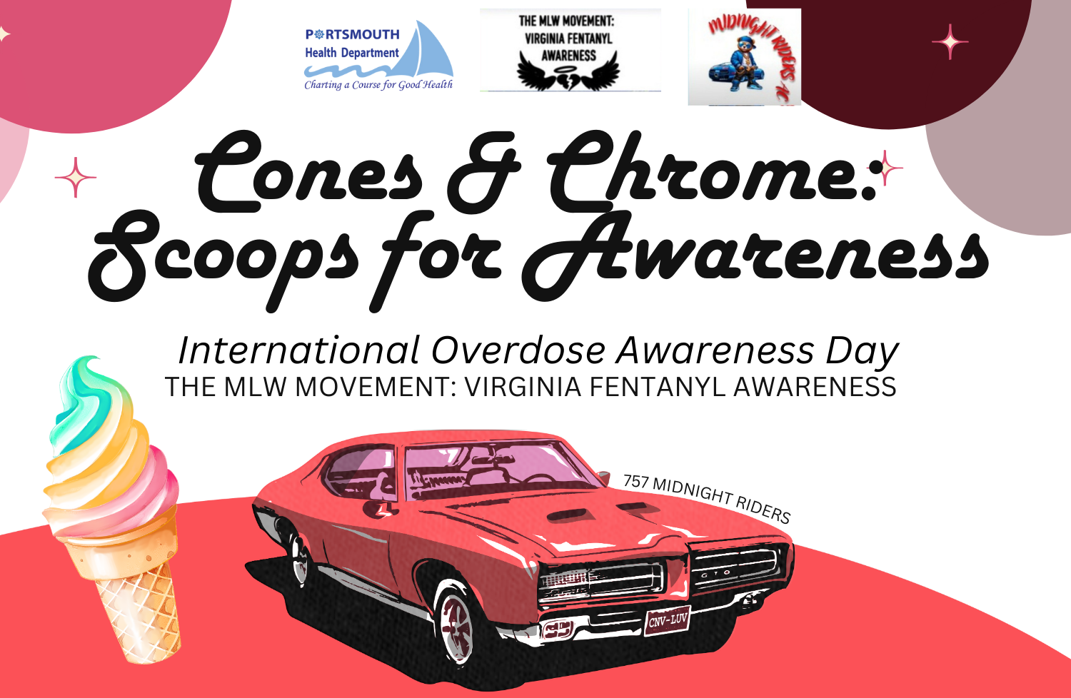 Cones &amp; Chrome: Scoops for Awareness - International Overdose Awareness Day