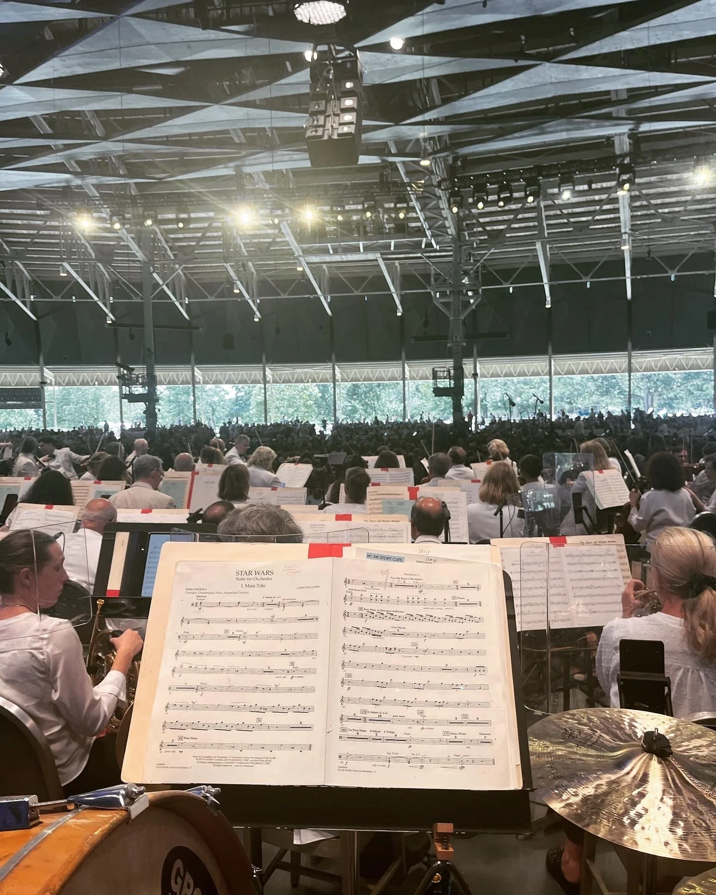 Performed Harry Potter and the world premiere of The Star wars story at Tanglewood with the Boston pops!