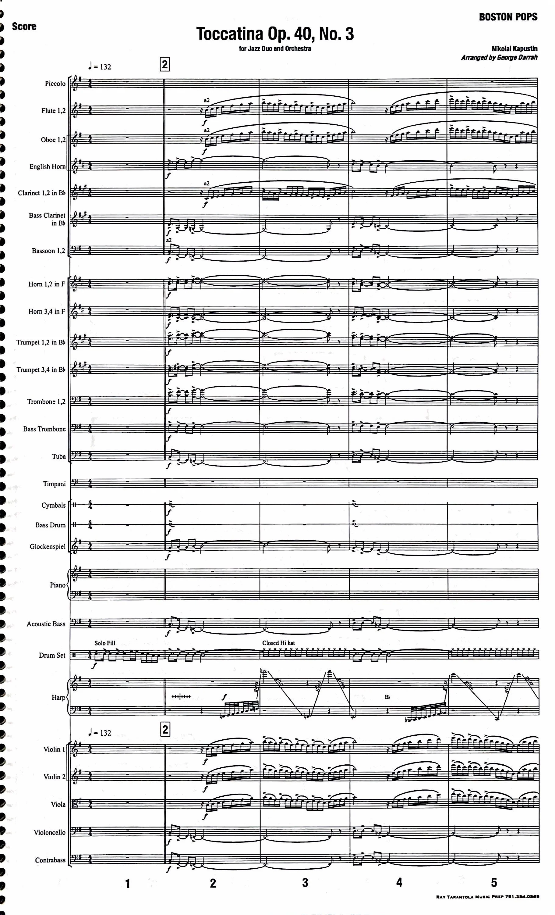 Arranged for the Boston Pops Orchestra