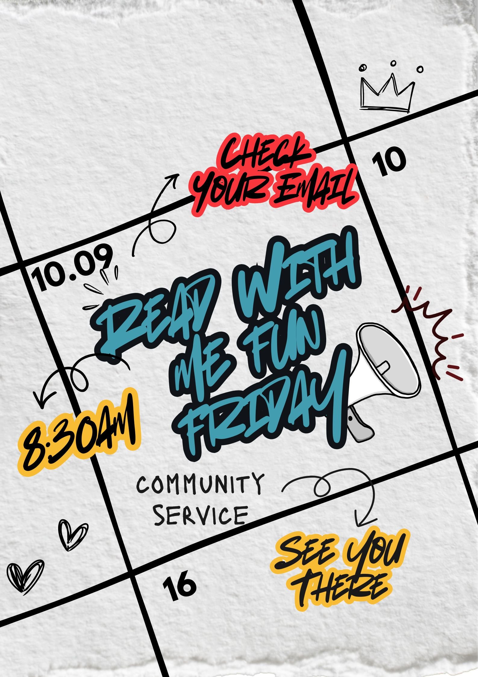 Community Service: Read with me Fun Friday