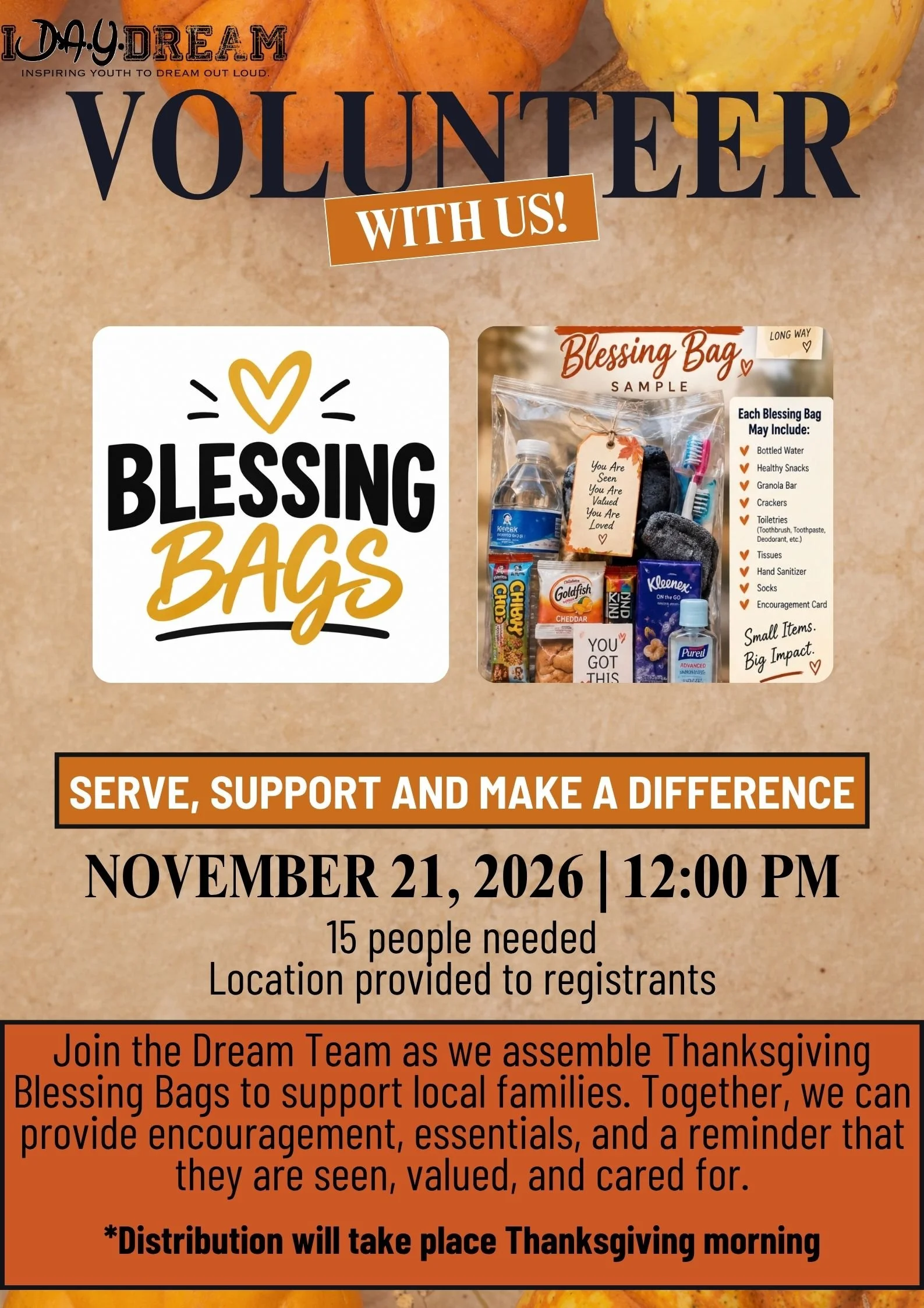 Blessing Bags Community Service