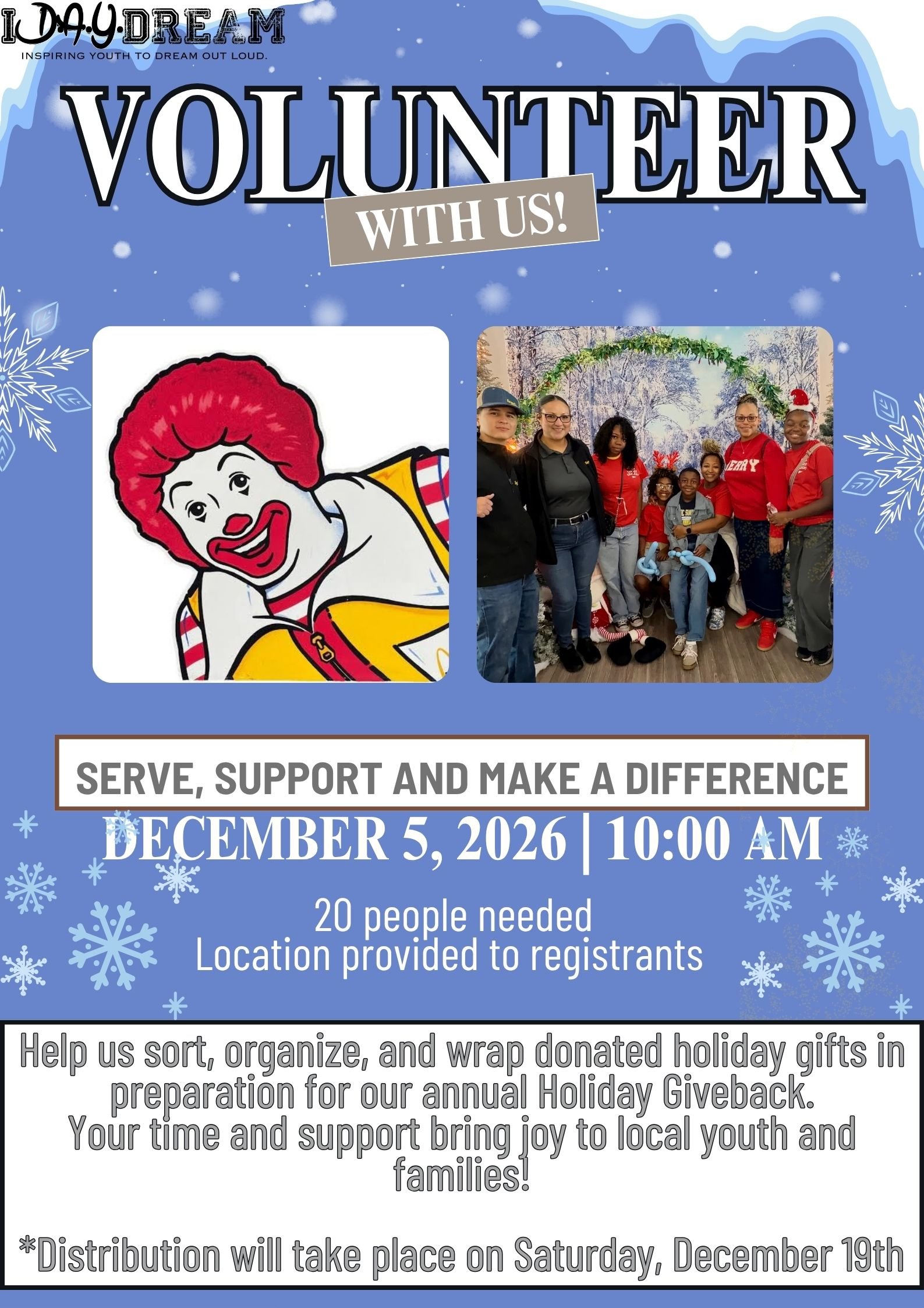 Ronald McDonald House Community Service