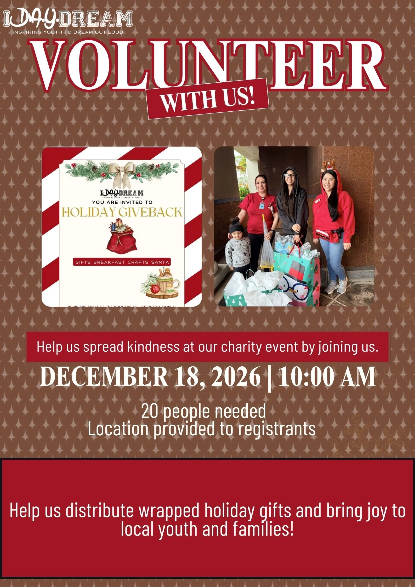 POP UP Holiday Giveback