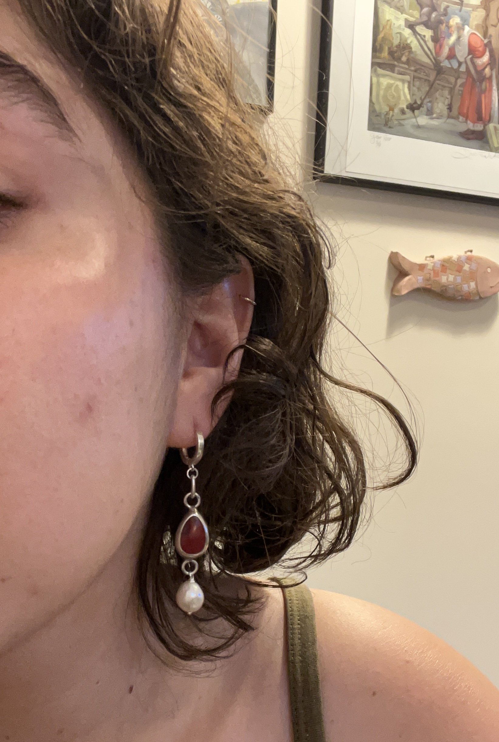 Charmed, Earrings, Jasper