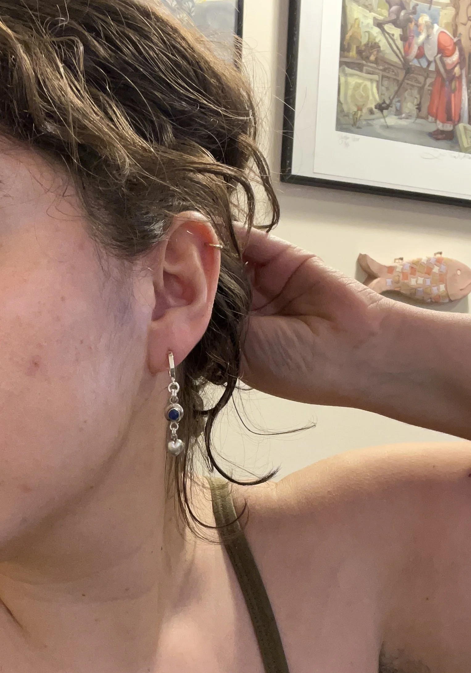 Charmed, Earrings, Green Tourmaline