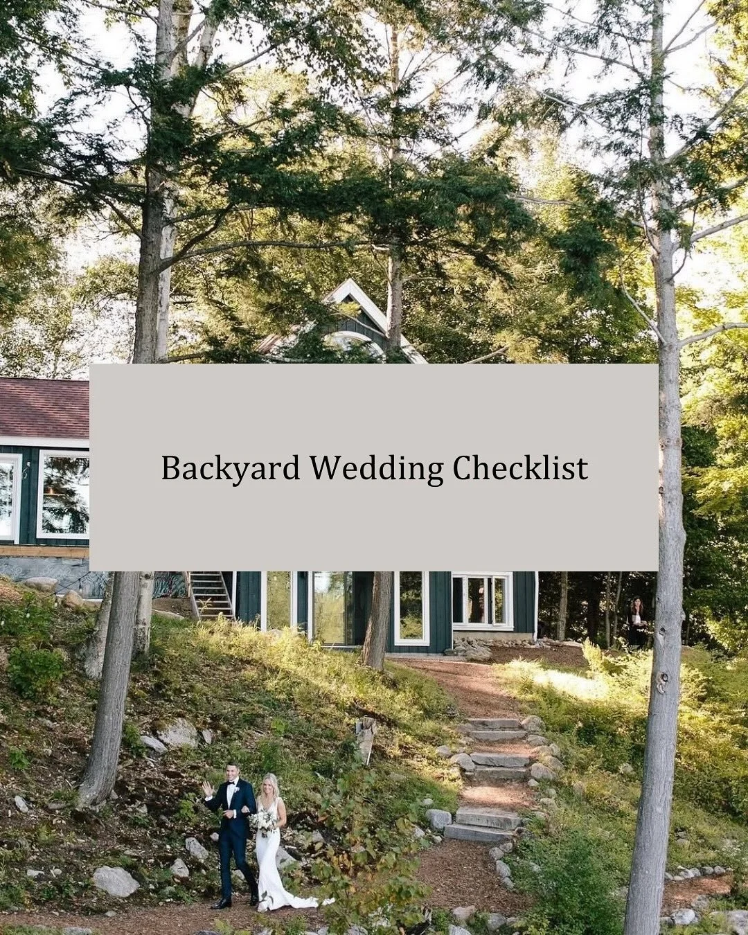 If you&rsquo;re planning a wedding at your home or cottage, YOU NEED TO SAVE THIS. 

Weddings on private properties are completely different events from weddings at venues. You need to consider: permits, potable water access, power &amp; generators, 