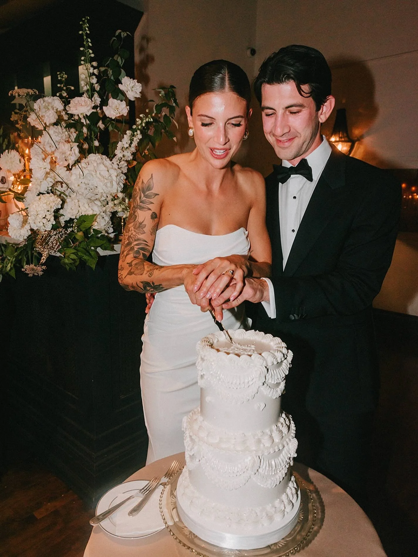 I think this year we&rsquo;ll be seeing a lot more social-focused weddings that include pre-wedding cocktails, family-style dinners, late-night dance parties and post-wedding recovery brunches 

photography @innakrochek 
videography @carolinaherrera.