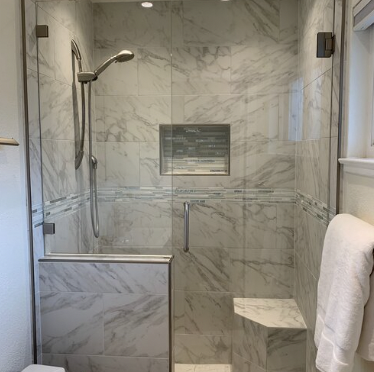 Remodeled shower 