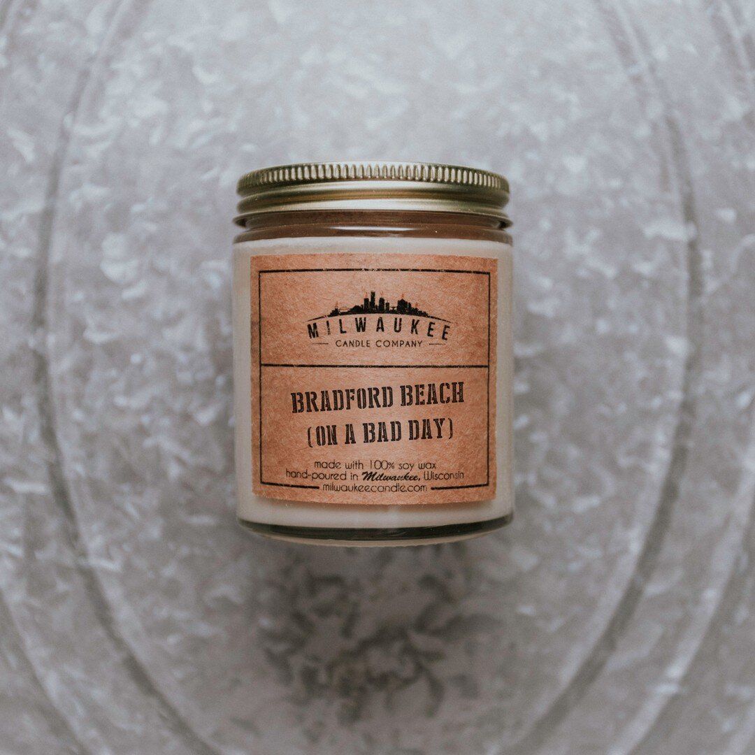 Milwaukee has many scents, so we've decided to release the counterpart to Bradford Beach (on a good day). Introducing Bradford Beach (on a bad day). Available NOW! Link in bio.