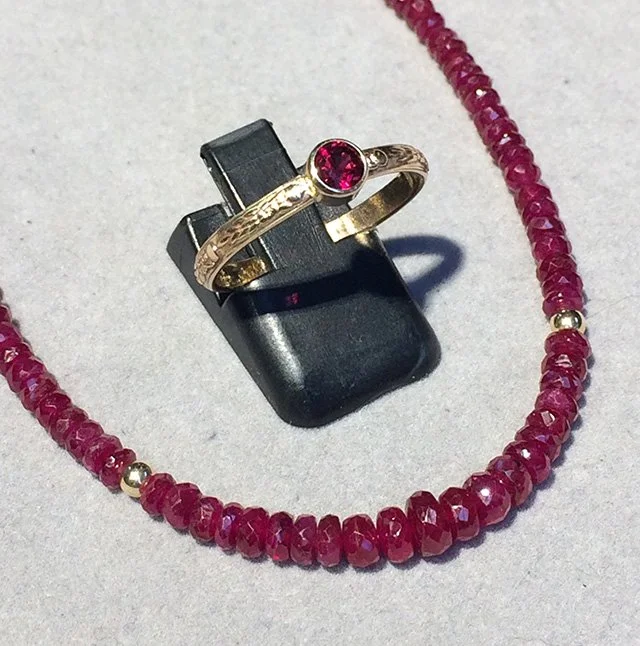 Ruby | 14K White Gold