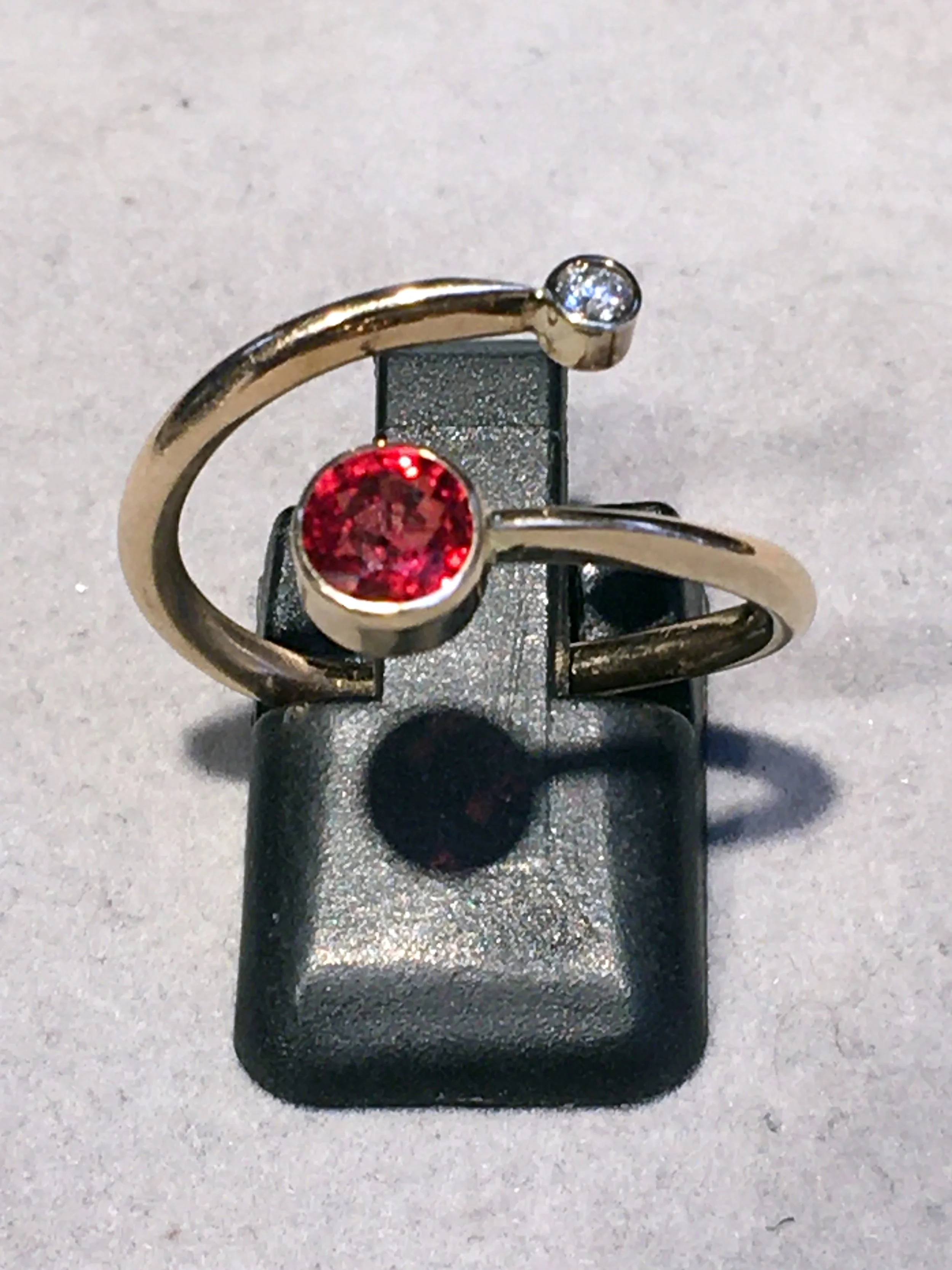 Ruby &amp; Diamond | 14K Yellow Gold