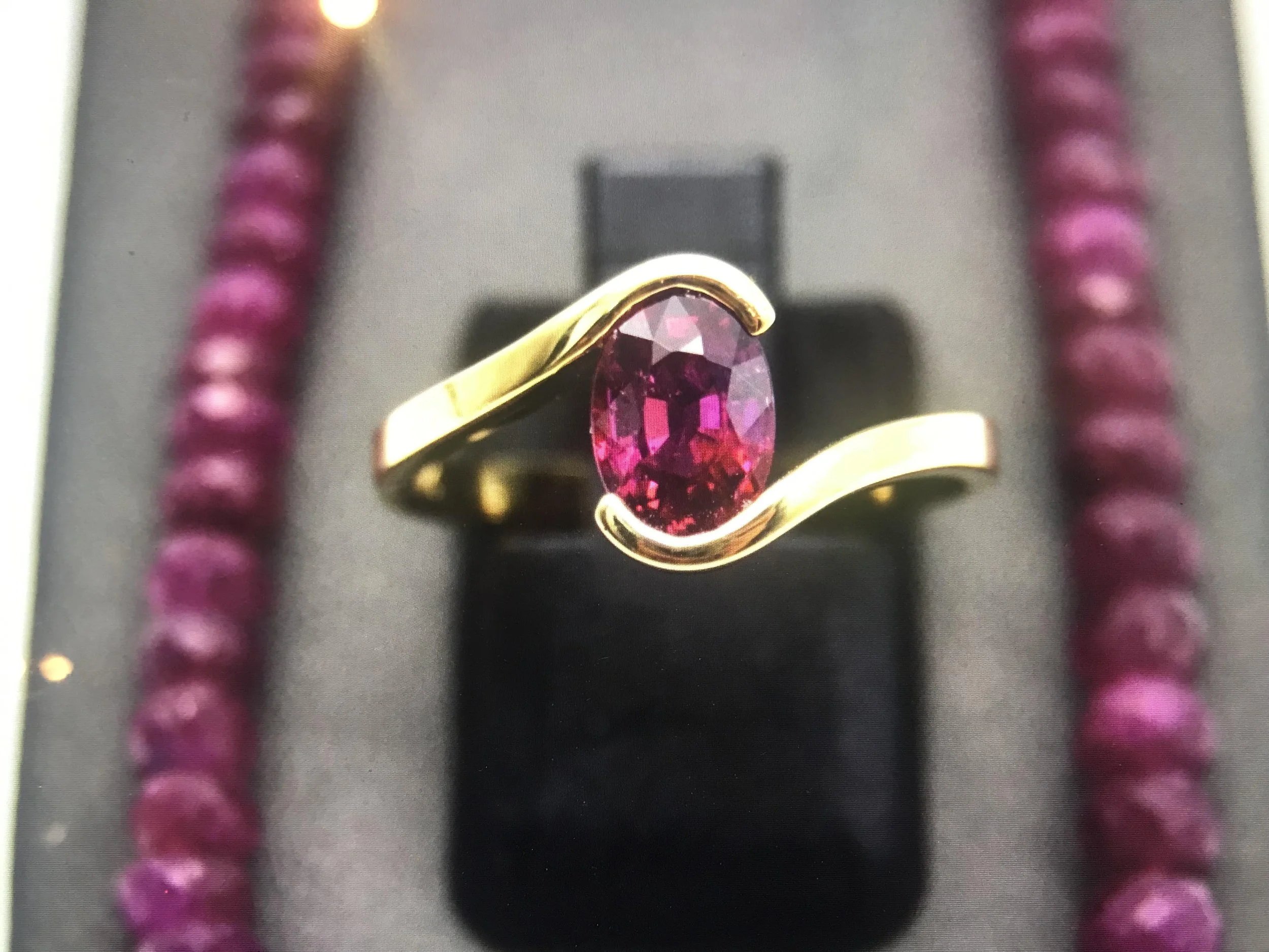 Pink Sapphire | 14K Yellow Gold
