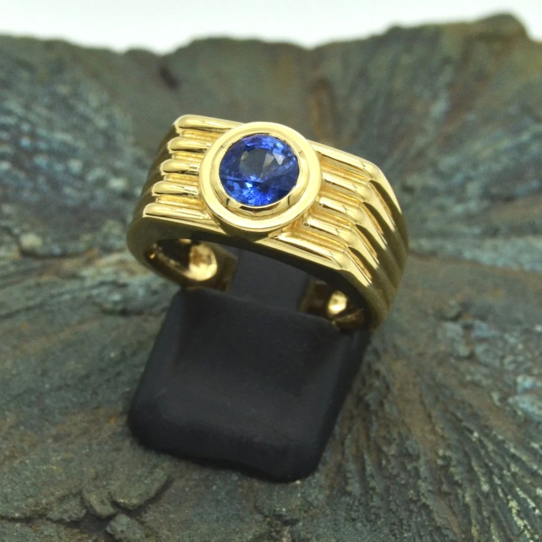 Blue Sapphire | 14K Yellow Gold