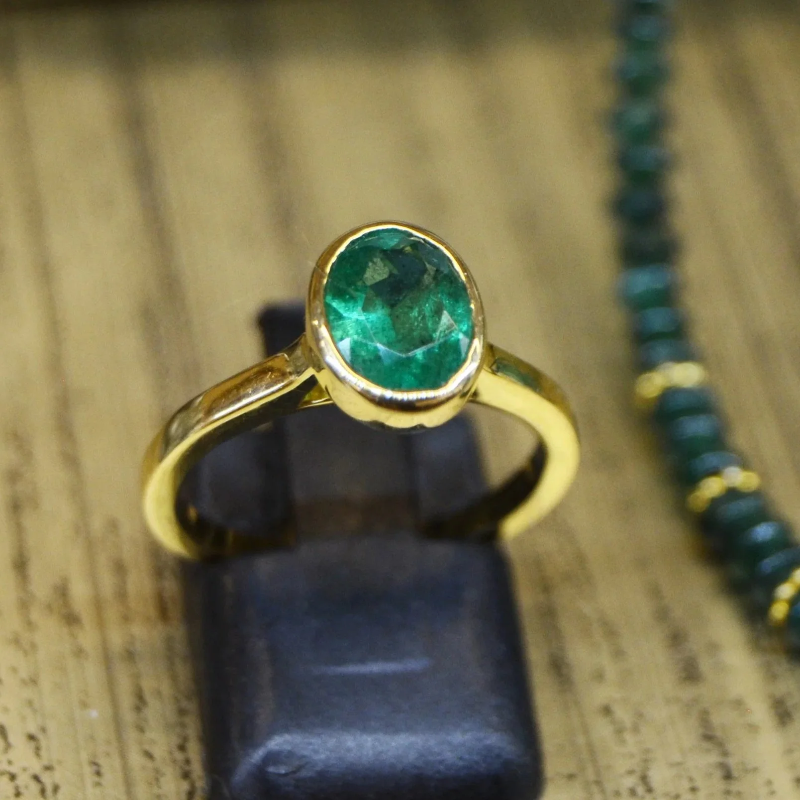 Emerald | 14K Yellow Gold