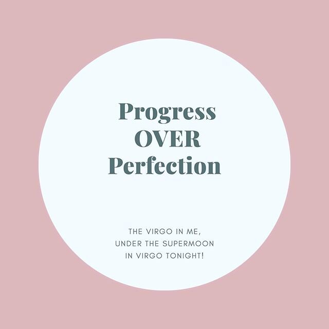 &ldquo;An important aspect of good health is releasing perfectionist tendencies. 
When striving towards health, perfectionism can really be counterproductive. This is because perfectionism usually either causes procrastination or defeat. In the first