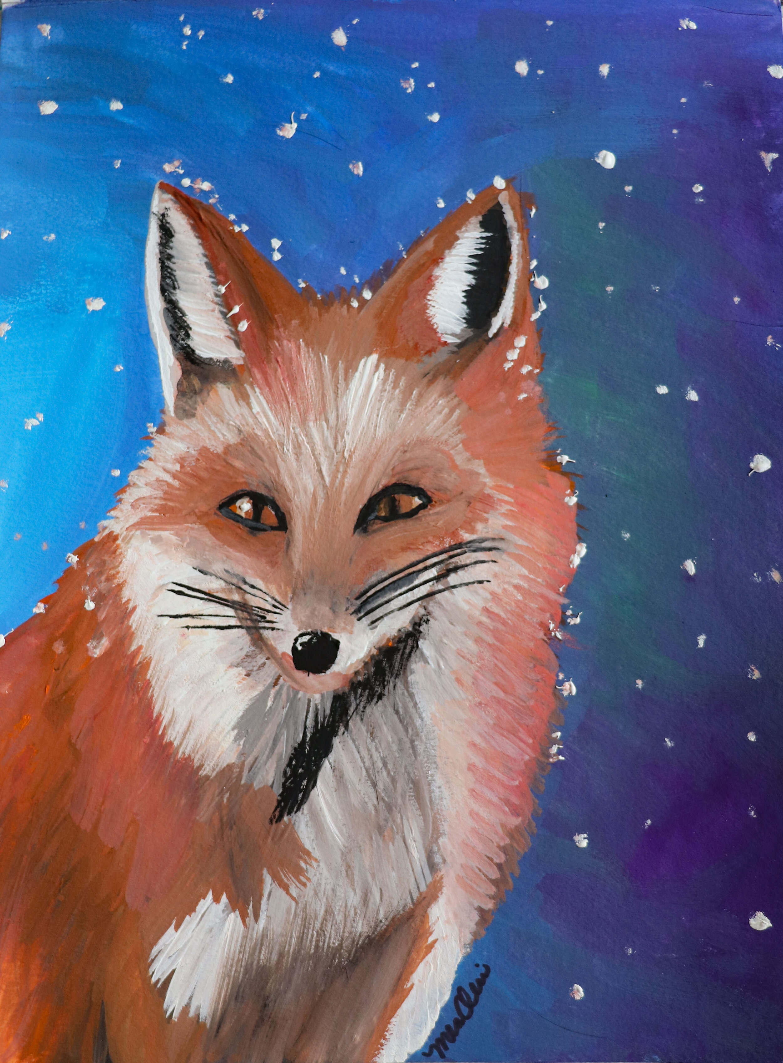 Winter Fox "Season's Greetings" Cards Set of 5