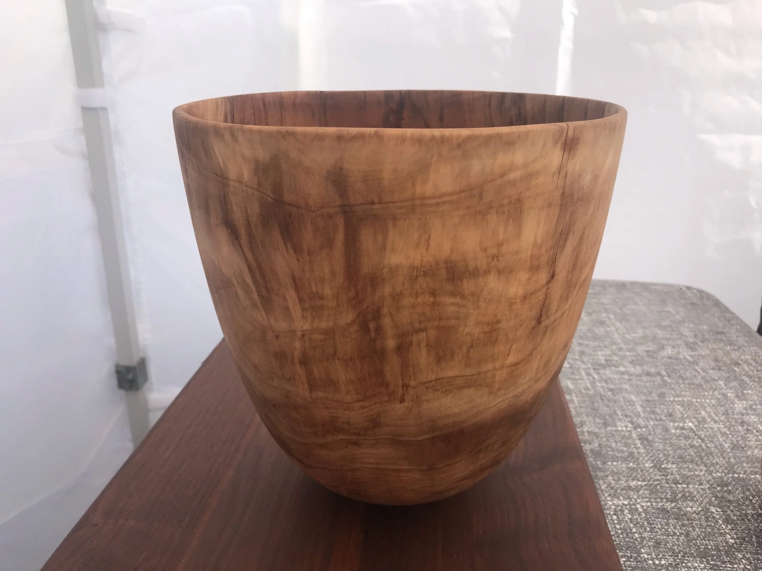 Large redwood burl vessel