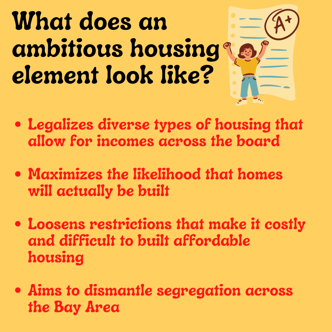 Attend the 12/9 Housing Element Voice your support for an