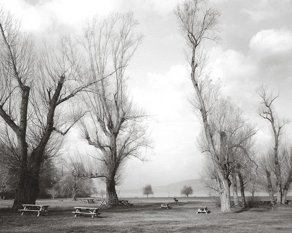 Picnic Tables, Hudson River