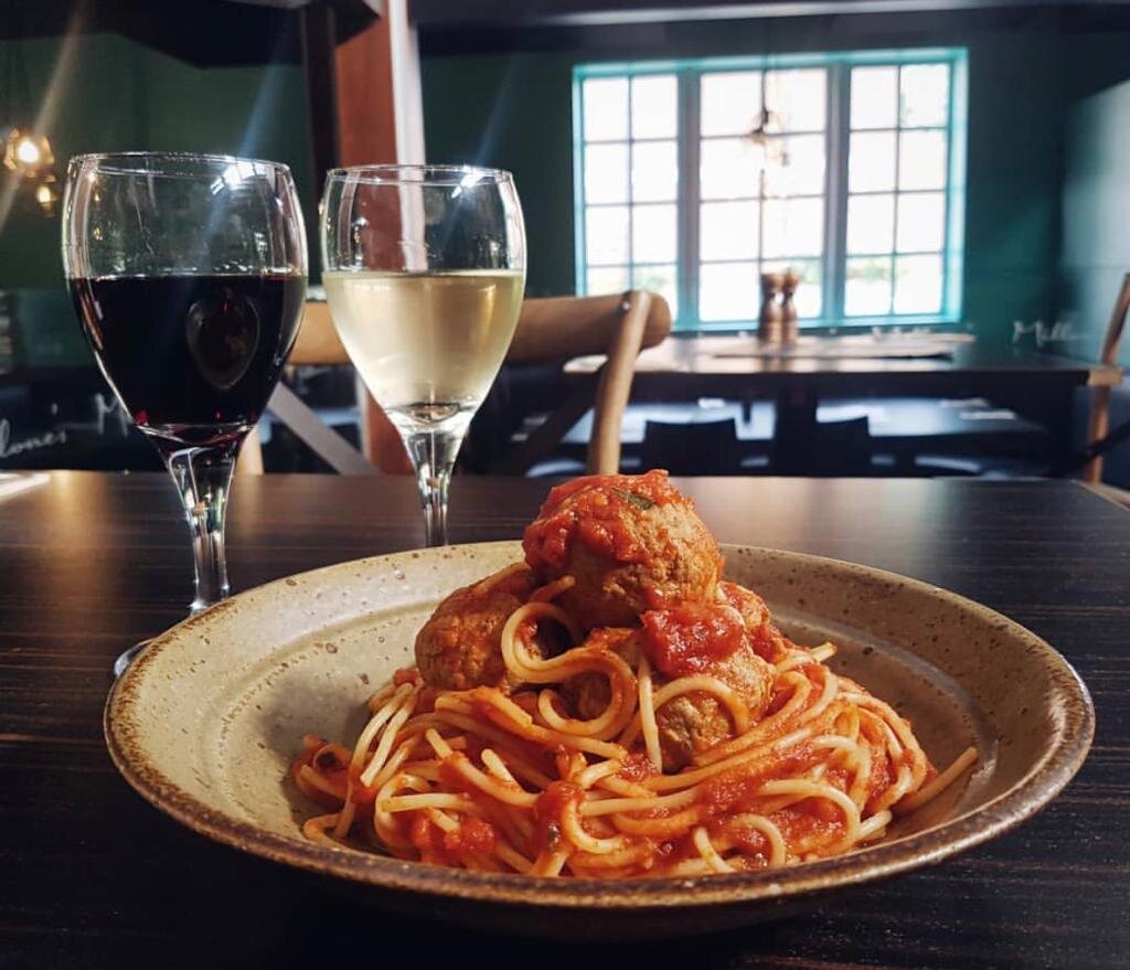 Meatballs on Spaghetti