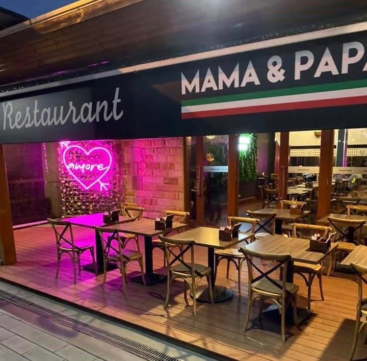 Outdoor seating at our Baulkham Hills location