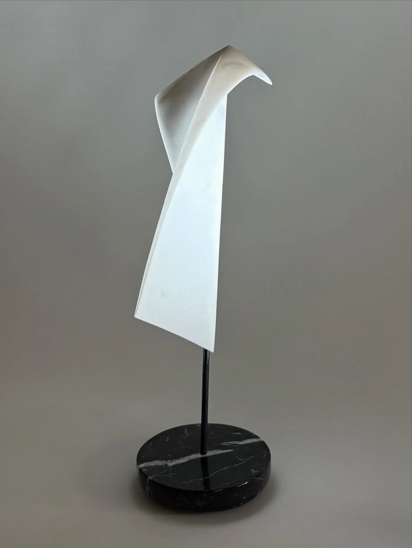 &bull; Envol&eacute;e !! &bull;
As much as I love this piece, I am over the moon to let &ldquo;L&rsquo;envol&eacute;e&rdquo; fly away and join a private collection 🕊️🤍

Carrara marble, 41,3 x 18,5 x 13 cm (base included), 2025