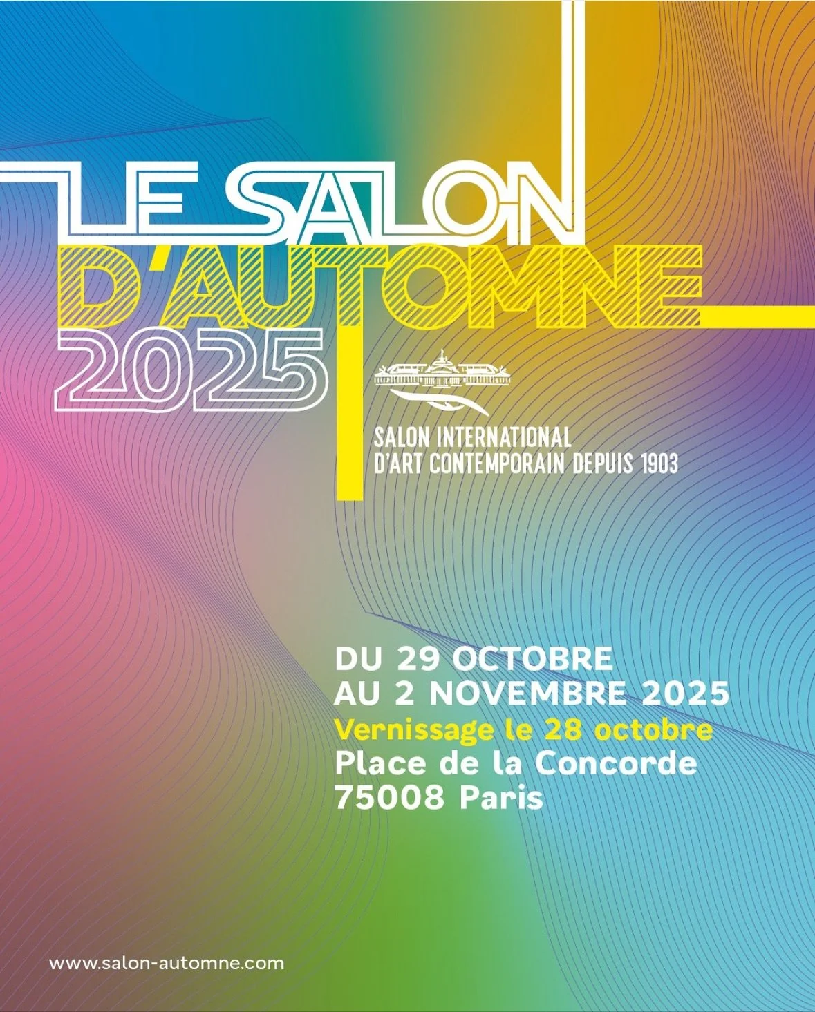 &bull; Salon d&rsquo;Automne 2025 &bull;
J&rsquo;ai la joie de participer pour la troisi&egrave;me fois au @salon_automne, salon international d&rsquo;art contemporain, qui se tient cette semaine sur la place de la Concorde &agrave; Paris.

C&rsquo;e