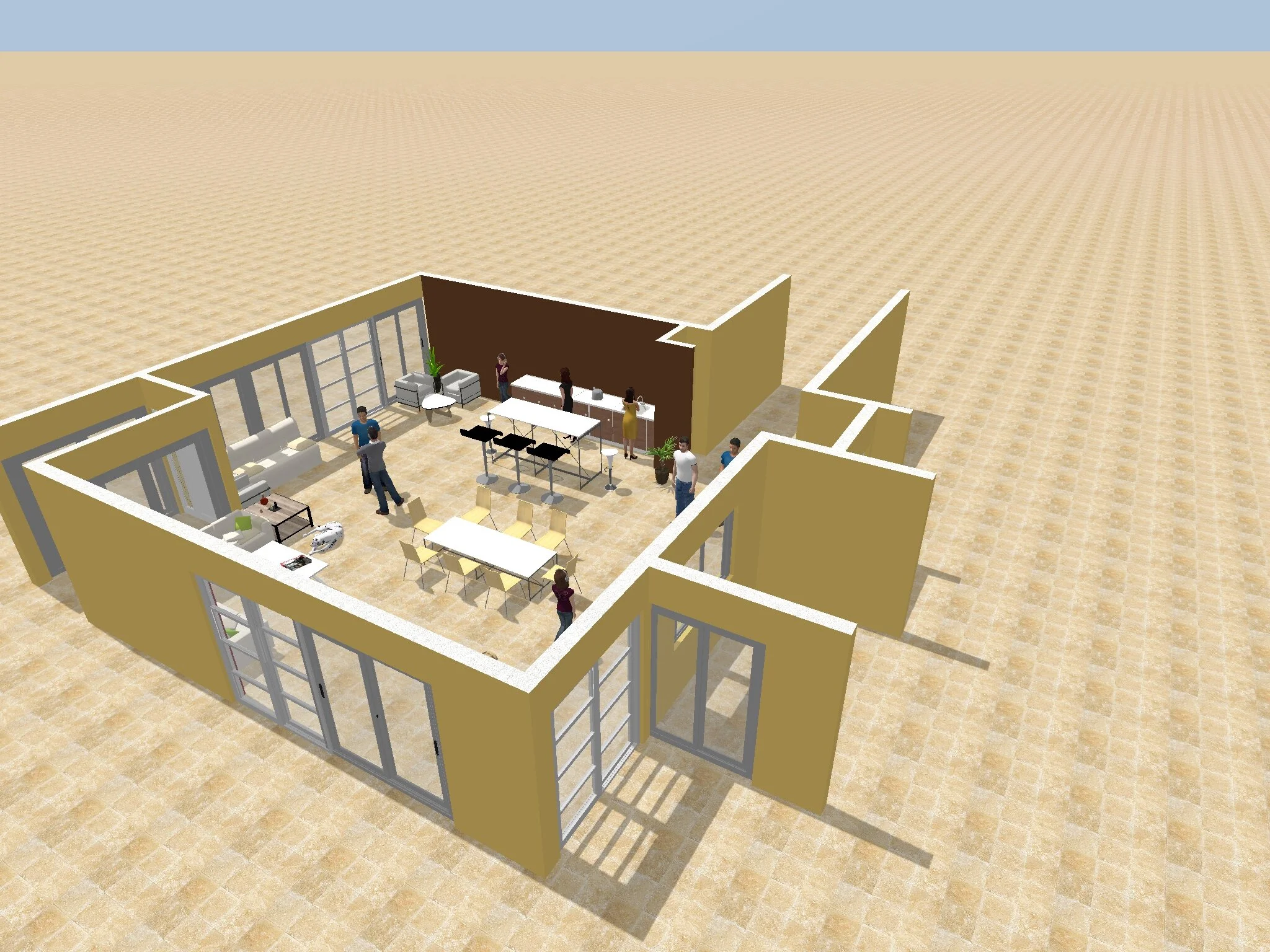 Computer design for building ideas 3D