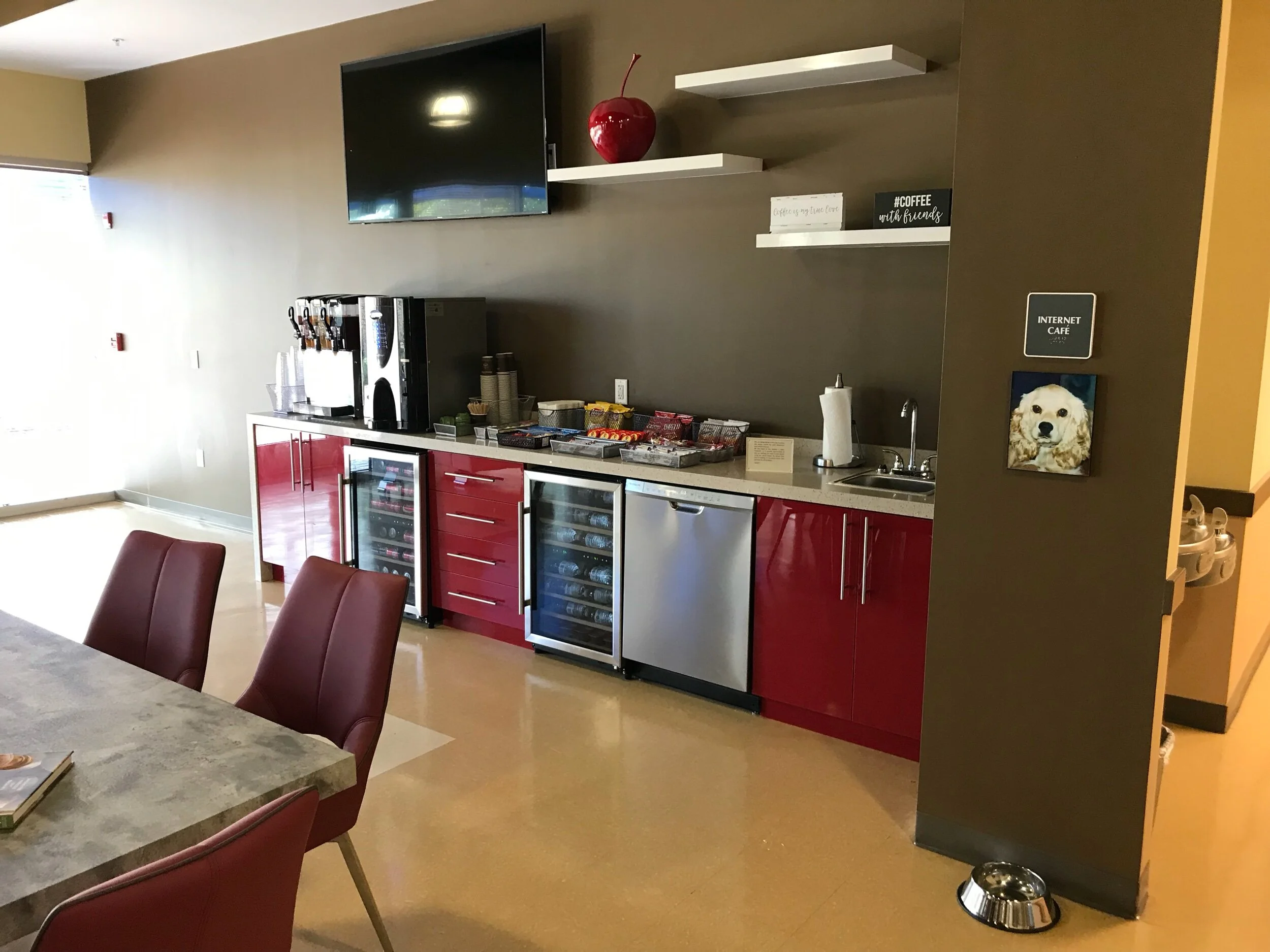 Internet Cafe addition for tenants
