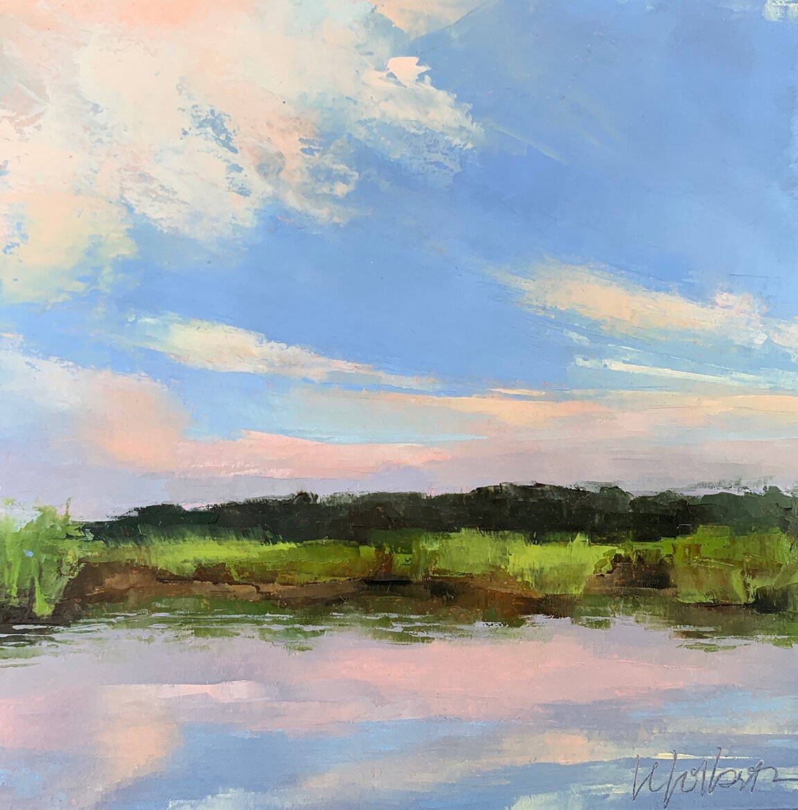 Study for Before Sunset, Clouter Creek