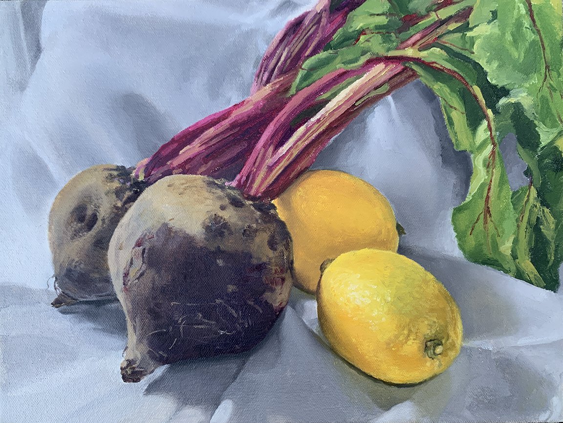 Still Life with Lemons and Beets