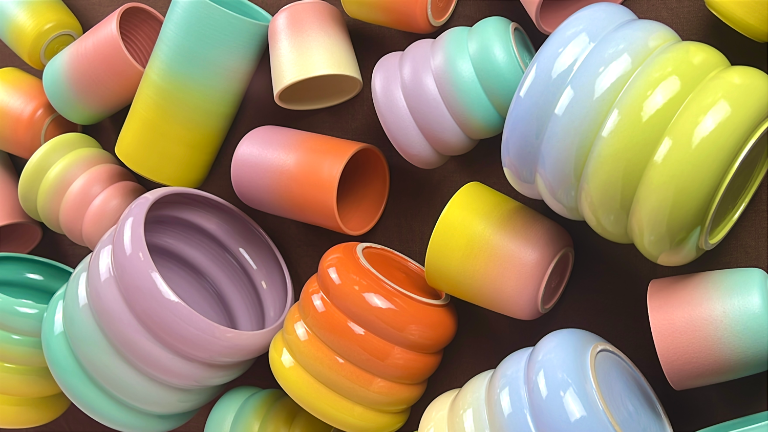 Eine Kollektion handgefertigter Keramik von der Berliner Keramikerin Marilyne Blais.