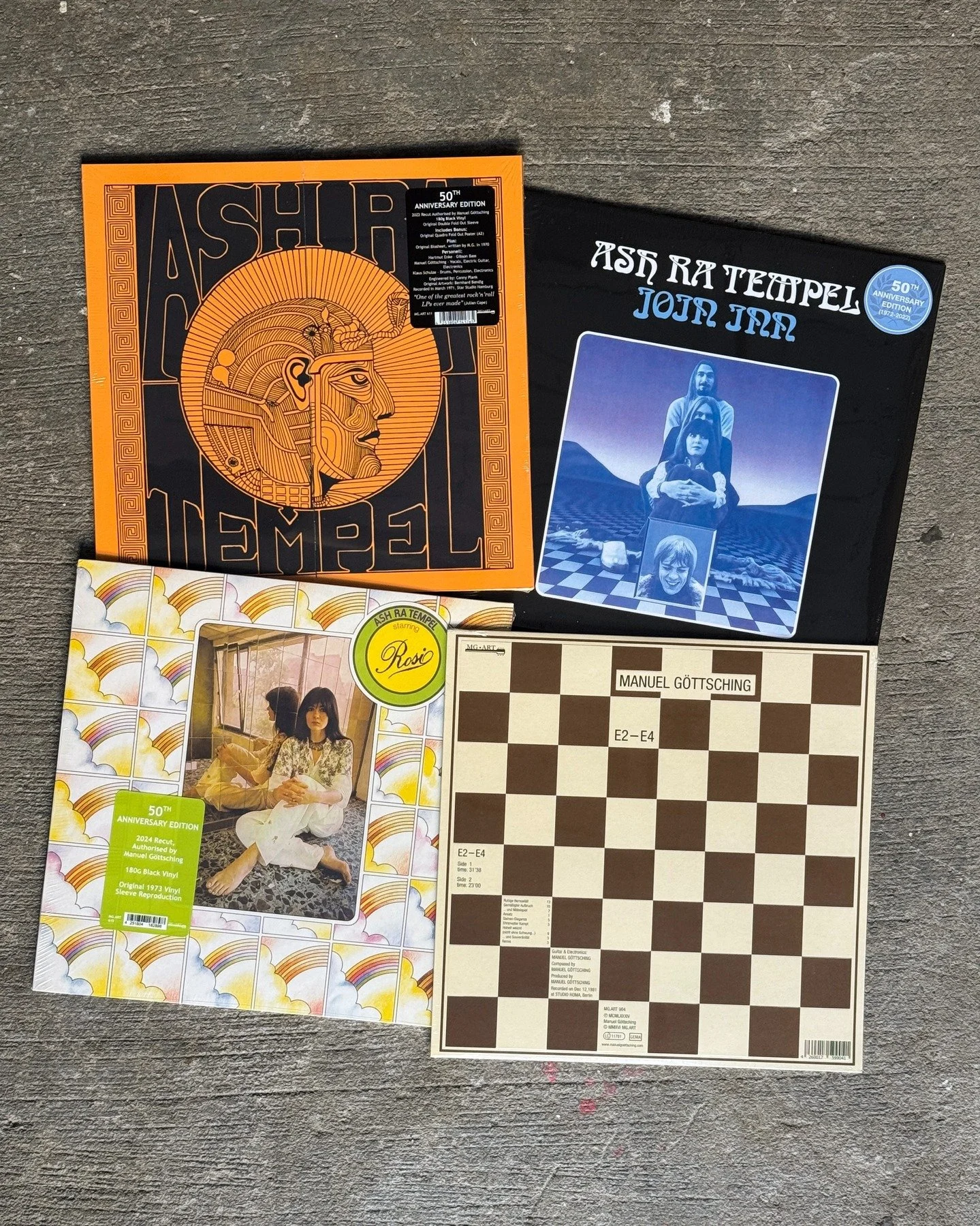 Got limited stock on this batch of reissues + recent releases

Classic G&ouml;ttsching joints, some lovely Mule Musiq titles, a duo from Jeff Mills, and a Verocai release that came out in 2007 featuring Azymuth &amp; Ivan Lins

Come treat yourself to