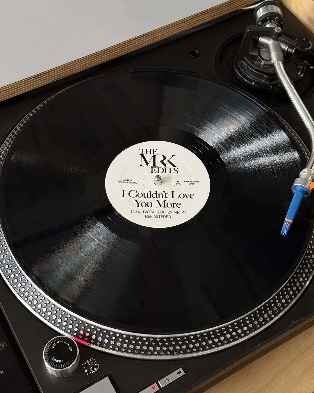 Fantastic music from the endless wonders of the Mr. K Edits

We got copies of the "I Couldn't Love You More" 12" which released today, and picked up a couple of the recent 7" titles